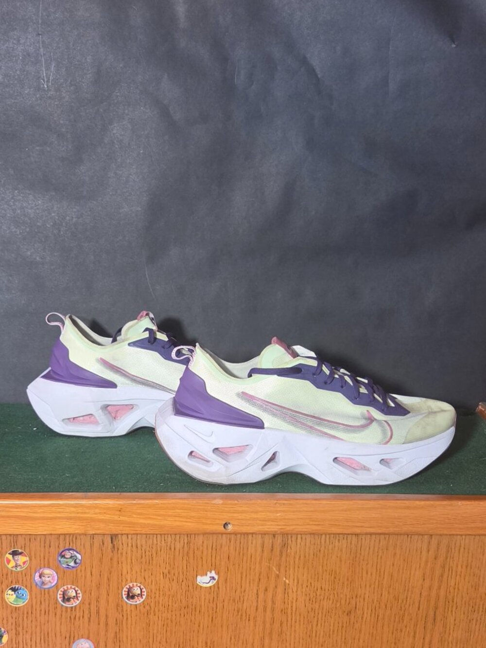 Nike ZoomX Vista Grind Sneakers Yellow Purple Chunky Sole
